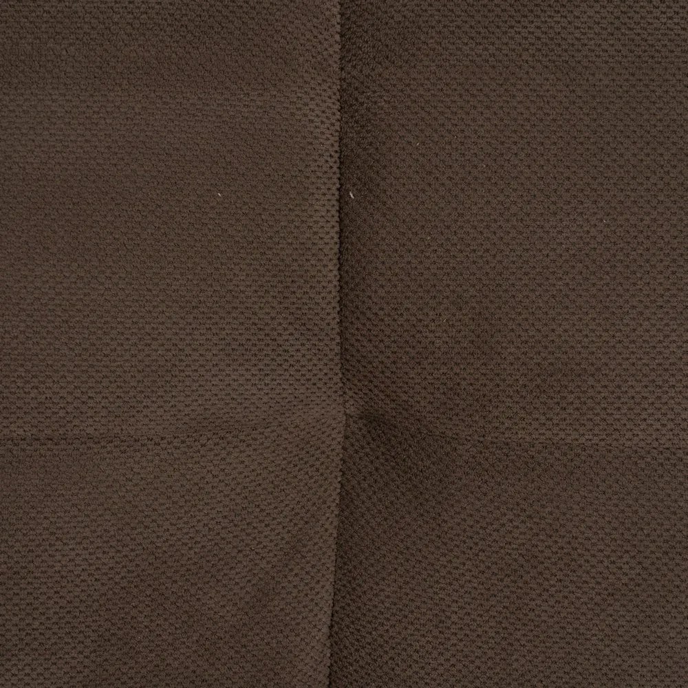 Divano marrone allungabile con rivestimento in ciniglia 175 cm – Ixia