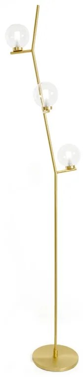 Lampada da terra Camely H 178 cm, G9 3xMILOOX