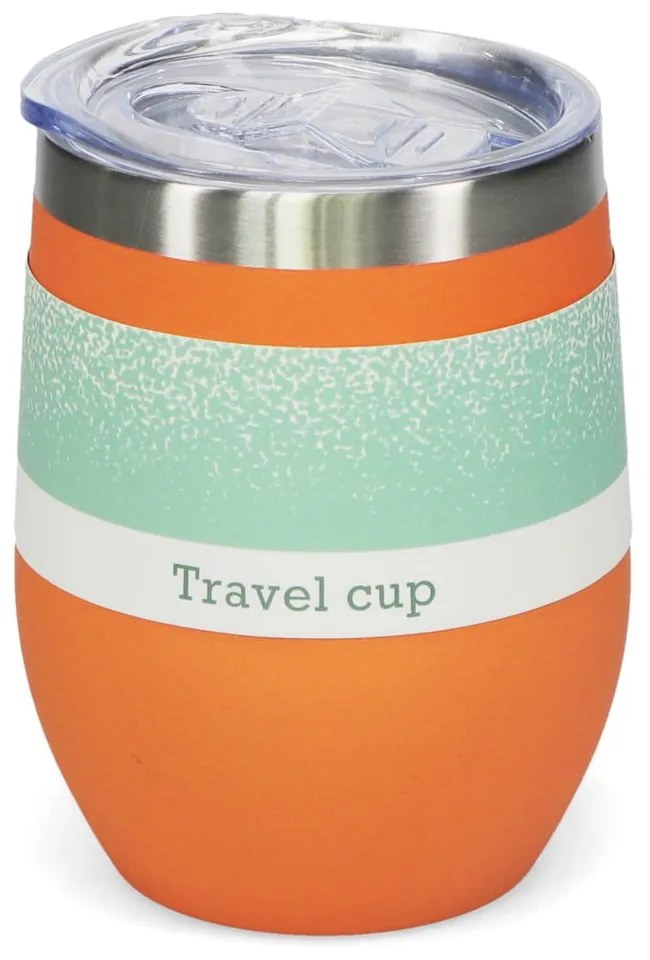 Tazza da viaggio arancione da 350 ml - Rex London