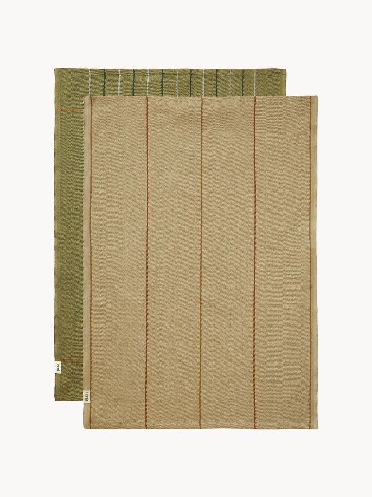 Set di 2 strofinacci in cotone Ito