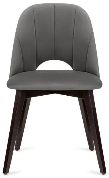 Sedia da pranzo BOVIO 86x48 cm grigio/faggio