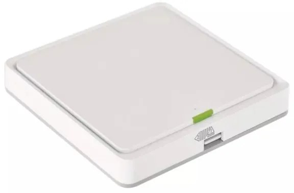 Interruttore 1 bottone GoSmart 1xCR2430 Tuya bianco