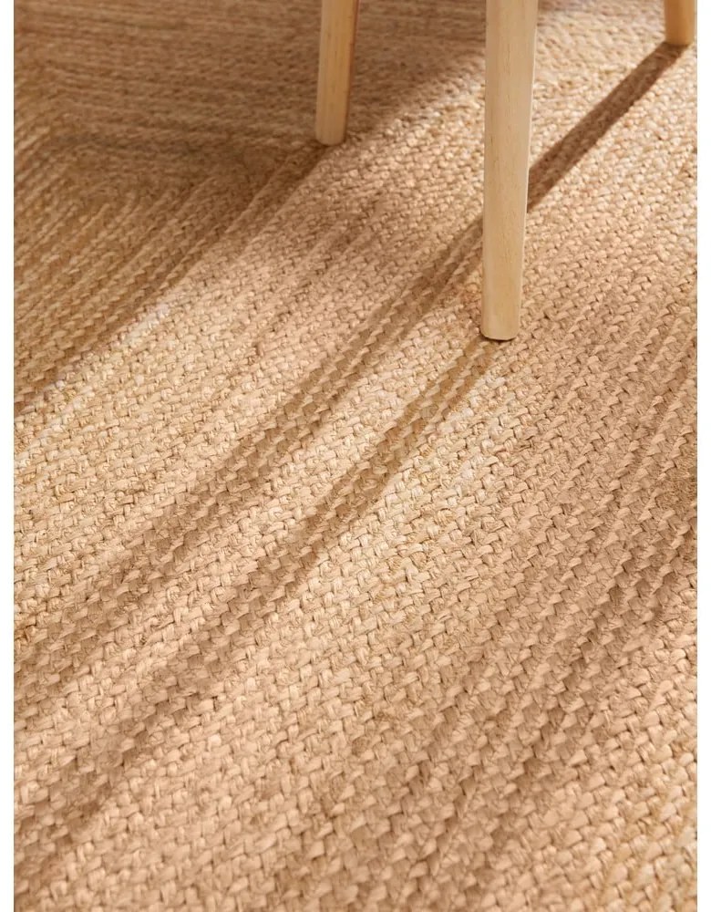 Tappeto di colore naturale in iuta reversibile e tessuto a mano 80x150 cm Sharmila Natural Brown – Hanse Home