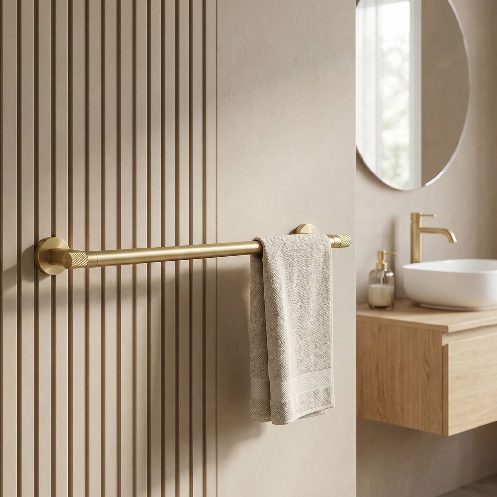 Portasciugamano da bagno 39101 Ori Brush Gold
