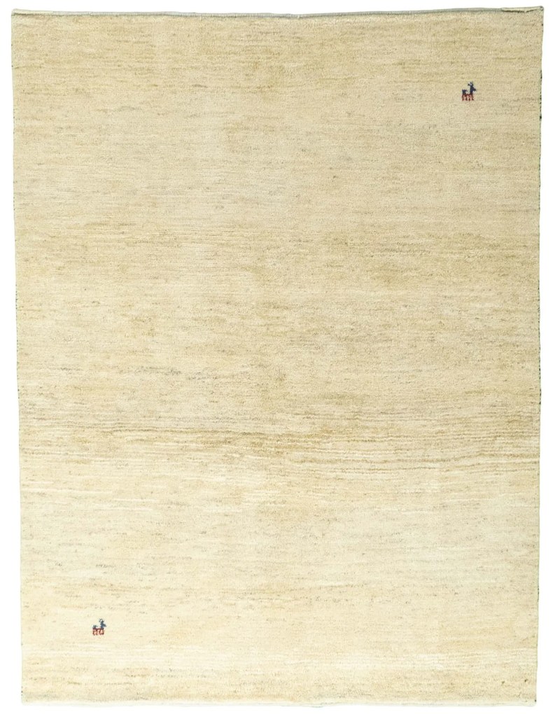 Gabbeh Tappeto 150x200 Beige (Iran) Annodato A Mano