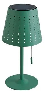 Hilario Portable Pannello Solare Lampada da Tavolo Sage Verde - Lindby