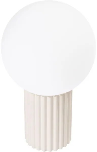 Sollux SL.1721 - Lampada da tavolo HALO 1xG9/8W/230V diametro 12 cm color crema
