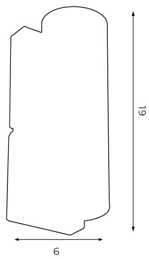 Applique WALL 1xGU10/8W/230V bianco