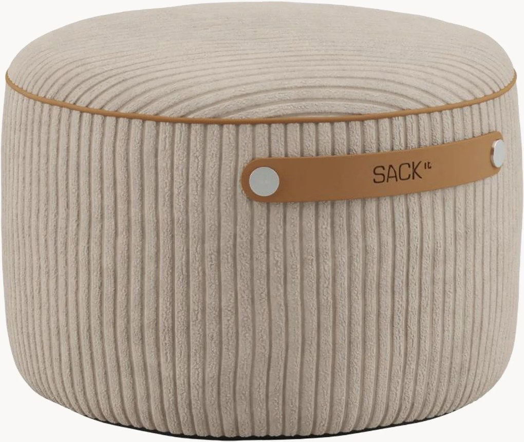Pouf in velluto a coste SACKit
