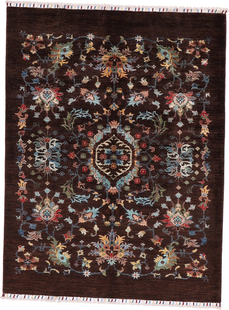 Samarkand Tappeto 150x200 (Pakistan) Annodato A Mano