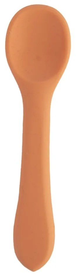 Cucchiaio da bambini arancione in silicone – Orion