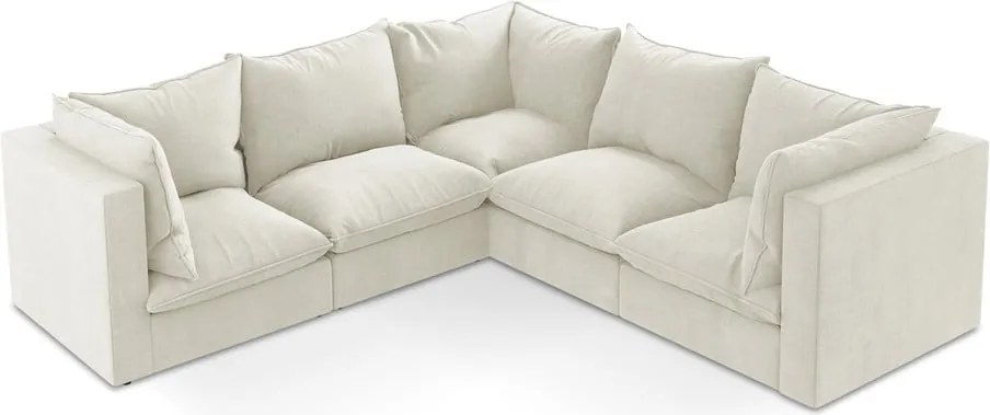 Divano angolare beige Manao – Makamii