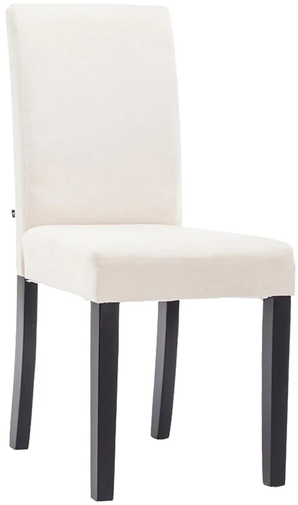 Sedia Da Pranzo Ina Con Schienale Alto / Creme / Schwarz