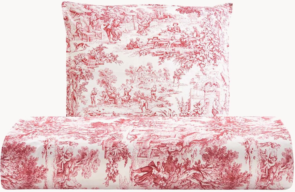 Set di biancheria da letto Toile De Jouy Coral