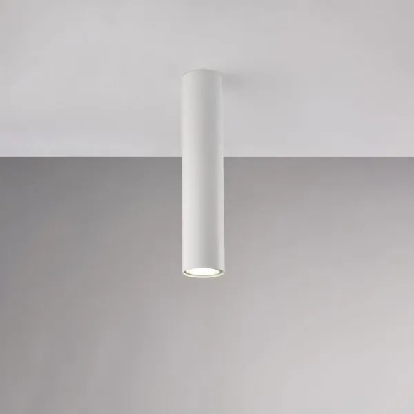 Plafoniera in ferro laccato bianco gu10 1 luce