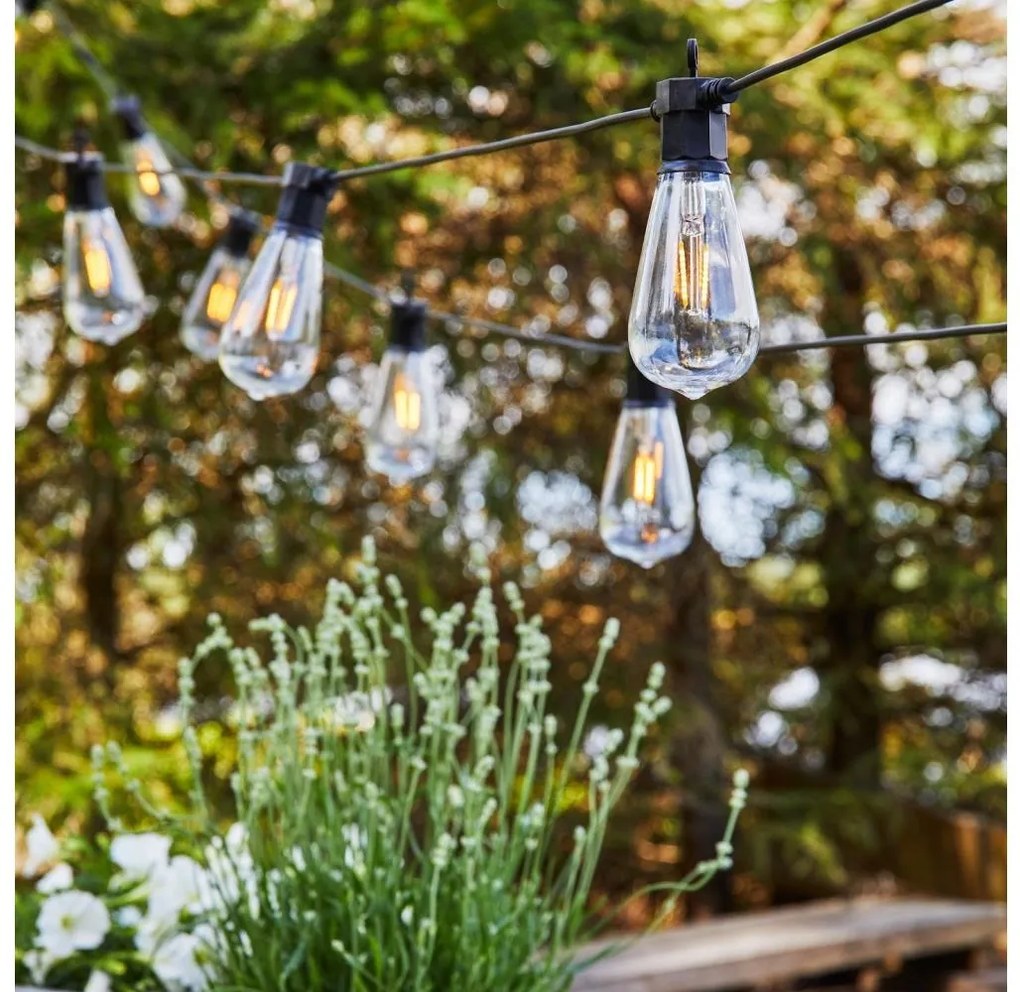 Markslöjd 107293 - Catena LED esterna GIRLANDA GARDEN 10 LED 5,5m IP44