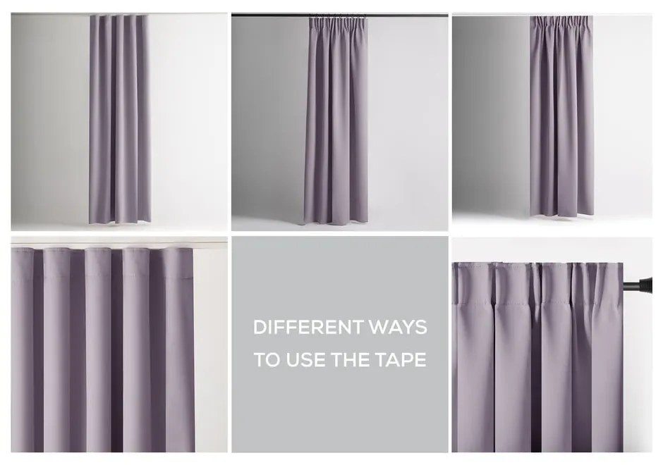 Tenda parzialmente oscurante rosa polveroso 140x270 cm Kierra – Restilo