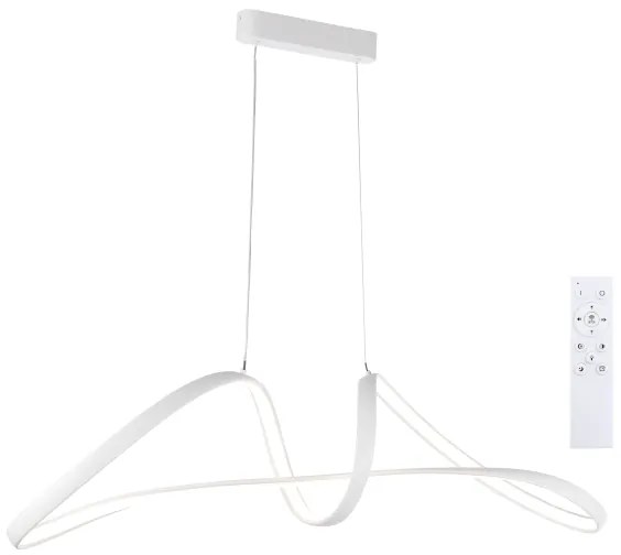 Brilagi-LED Lampadario dimmerabile a sospensione con cavo TWISTER LED/60W/230V 3000-6000K bianco + telecomando