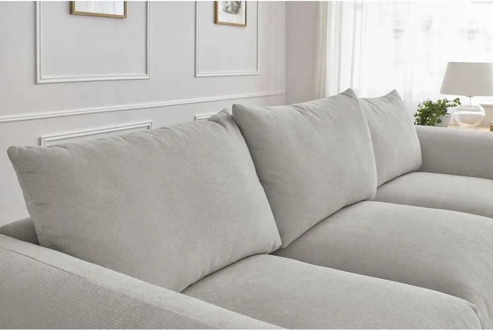 Divano in grigio chiaro 265 cm Ernest – Bobochic Paris