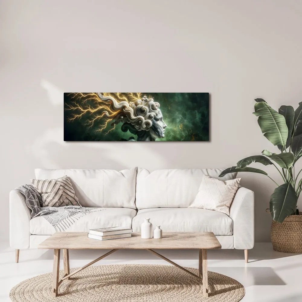 Quadro su tela – Energia della natura nel volto di una donna