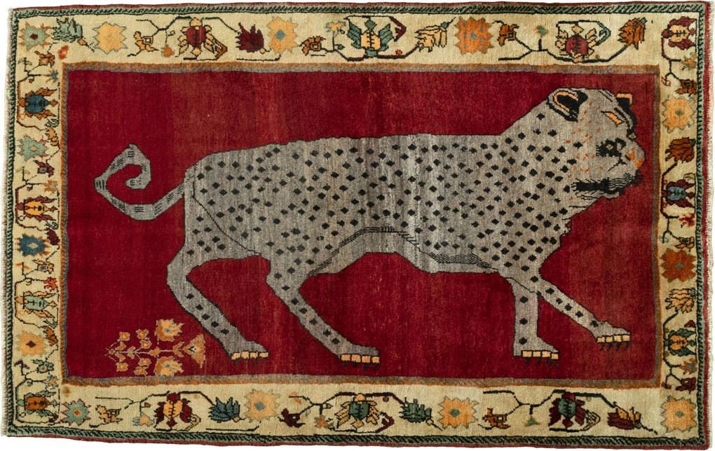 Shiraz Tappeto persiano 190x120 Rosso (Iran) Annodato A Mano