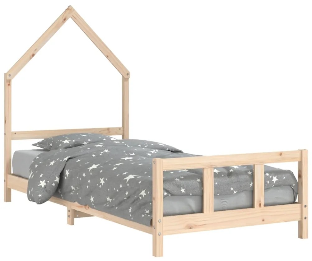 Giroletto per bambini 90x190 cm in legno massello di pino