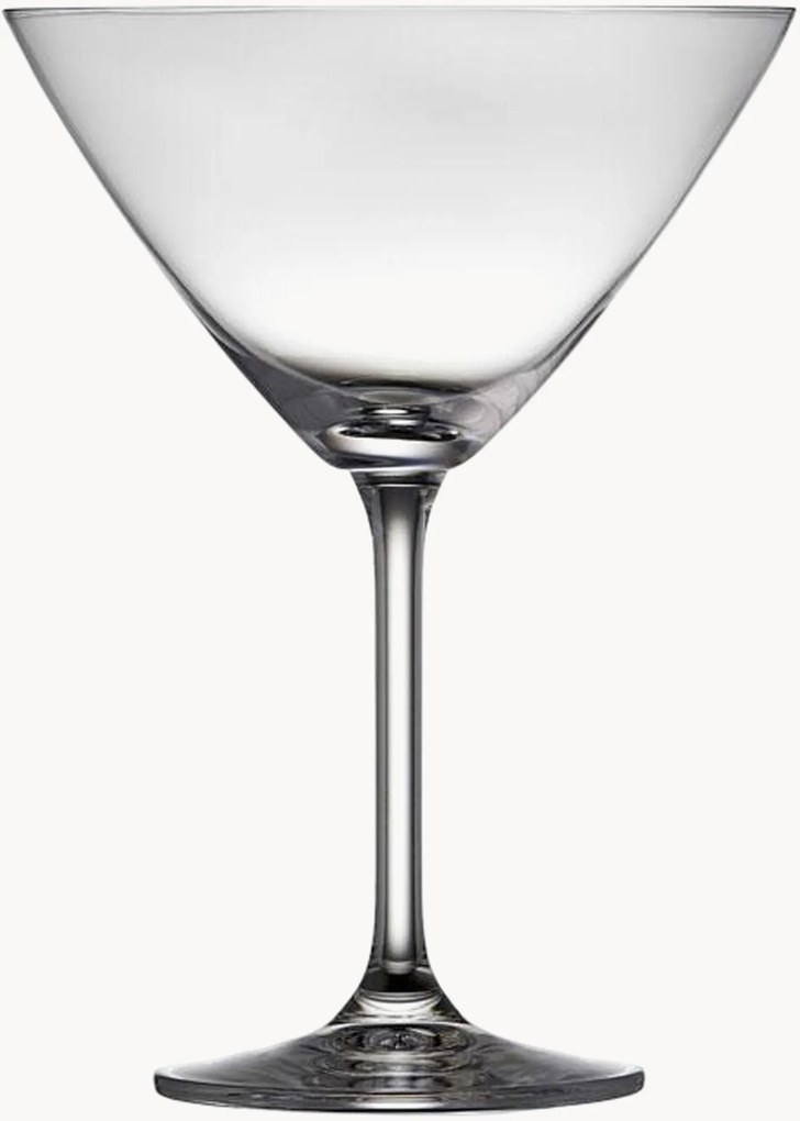Set di 4 bicchieri da Martini in cristallo Juvel