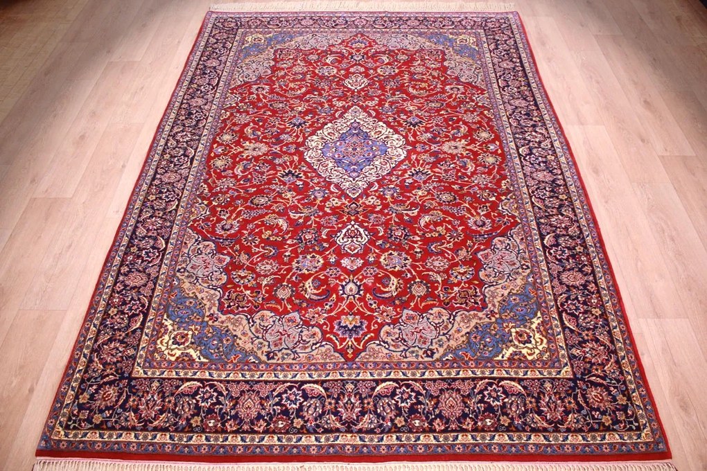 Isfahan Tappeto 300x210 (Iran) Annodato A Mano
