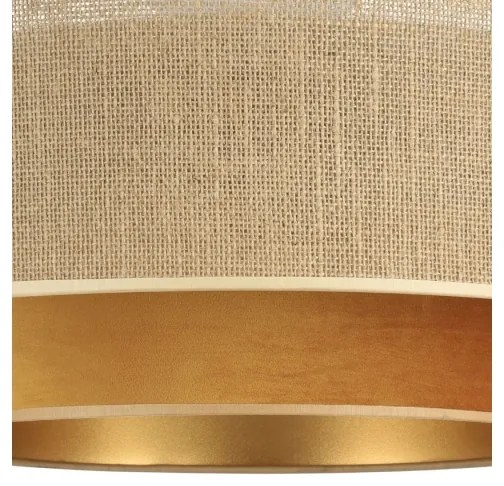 Lampadario su cavo SARTA 1xE27/60W/230V rame/iuta