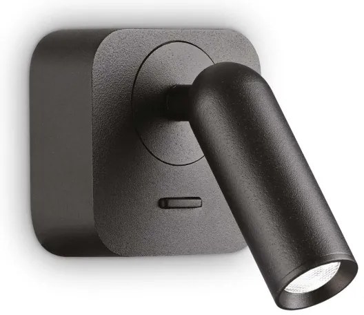 Ideal Lux - Luce Spot da parete a LED BEAN LED/3W/230V CRI 90 nero