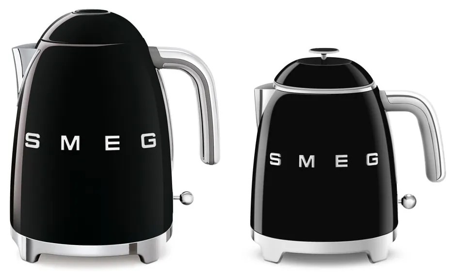 Bollitore nero in acciaio inox 800 ml Retro Style - SMEG