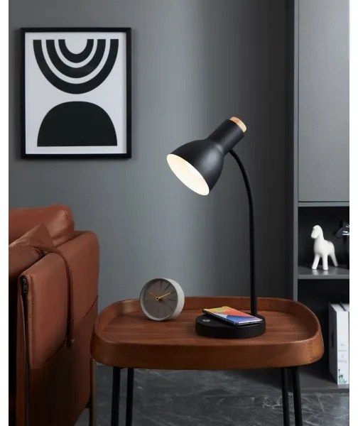 Eglo 900628- Lampada LED dimmerabile con ricarica wireless VERADAL LED/5,5W/230V