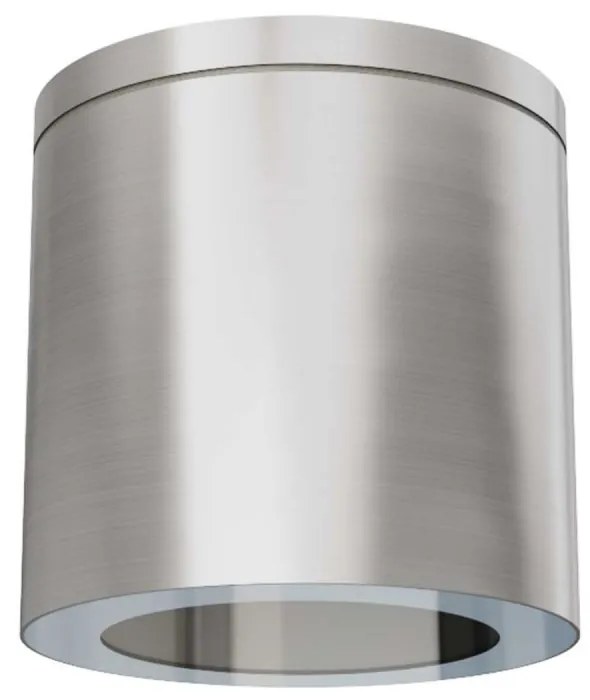 Applique da soffitto IP54 GU10 in Alluminio e Vetro - Inox Colore del corpo Inox