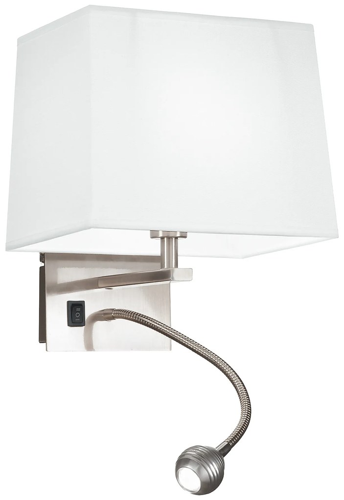 Lampadario Applique Led Helly Piramidale Eclettico Colore Bianco 40W Mis 22 x 24 x 25 cm