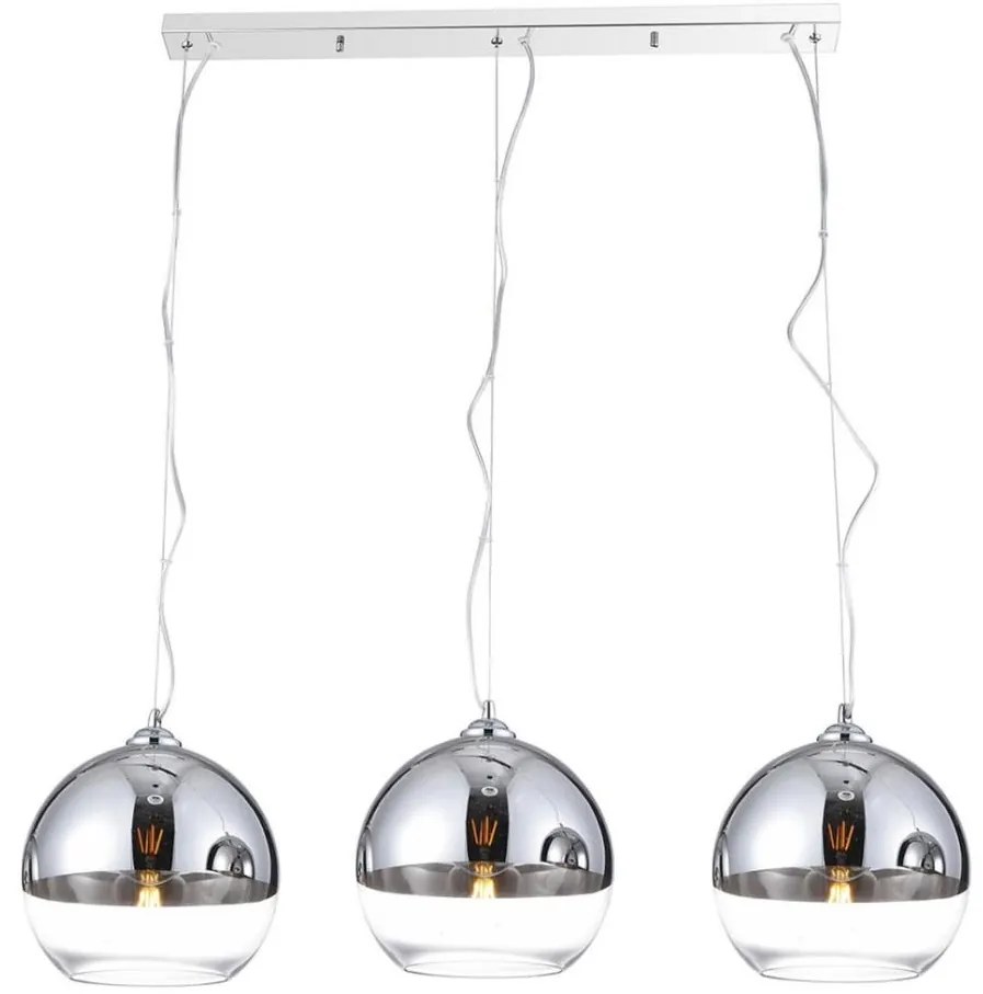 Azzardo AZ4751 - Lampadario su corda BALL 3xE27/40W/230V