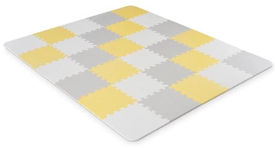 KINDERKRAFT - Puzzle in foam LUNO 30pcs grigio/giallo
