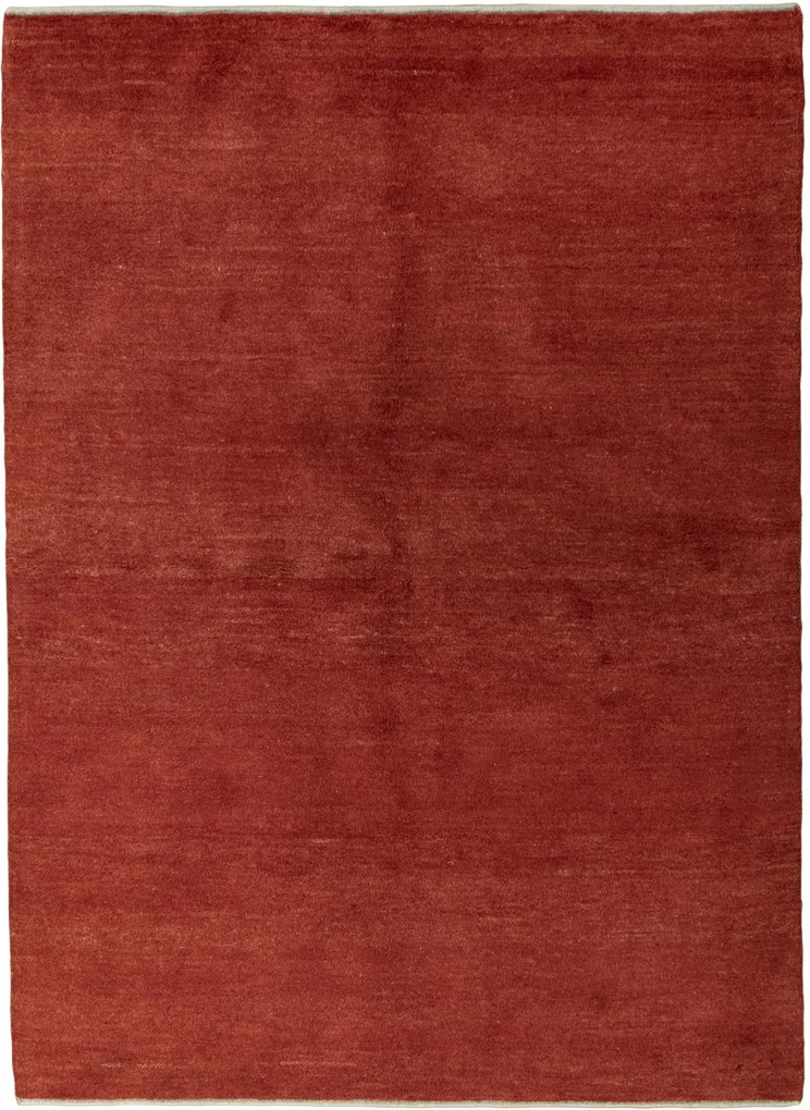Gabbeh Tappeto 210x150 Rosso (Iran) Annodato A Mano