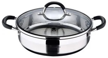 Casseruola con coperchio Masterpro Acciaio inossidabile AISI 304 (3,8 L) 28 x 7 cm