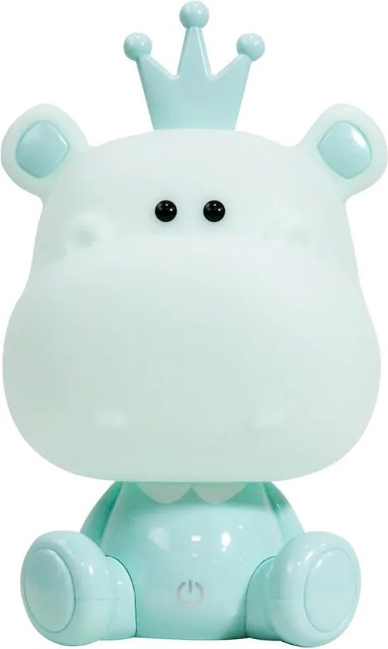 ONLI - Lampada notturna dimmerabile a LED per bambini PUPPIES LED/3W/230V 25 cm ippopotamo/verde