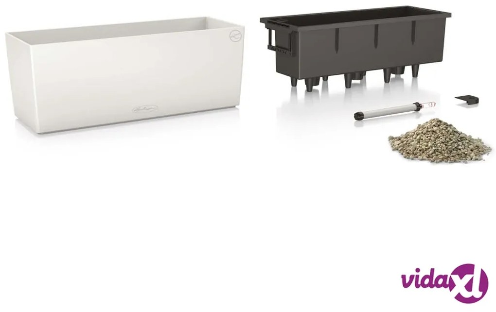 LECHUZA Fioriera Balconera Color 50 ALL-IN-ONE Bianca 15670