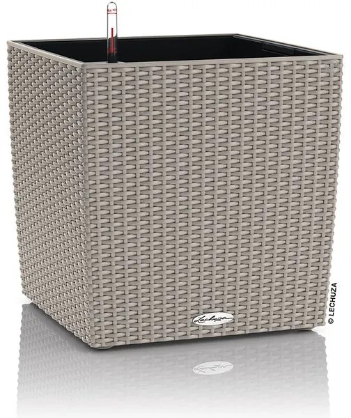Vaso per piante e fiori Cottage LECHUZA in polipropilene beige H 30 cm L 30 x P 30 cm