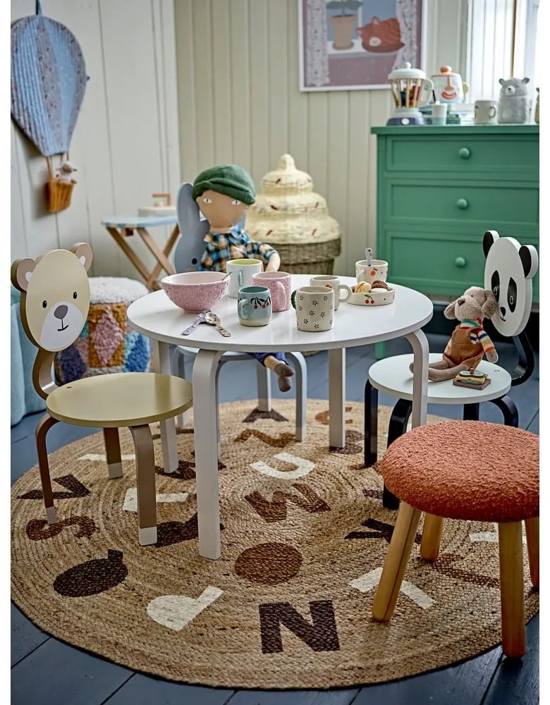 Sgabello per bambini arancione Aksel – Bloomingville Mini