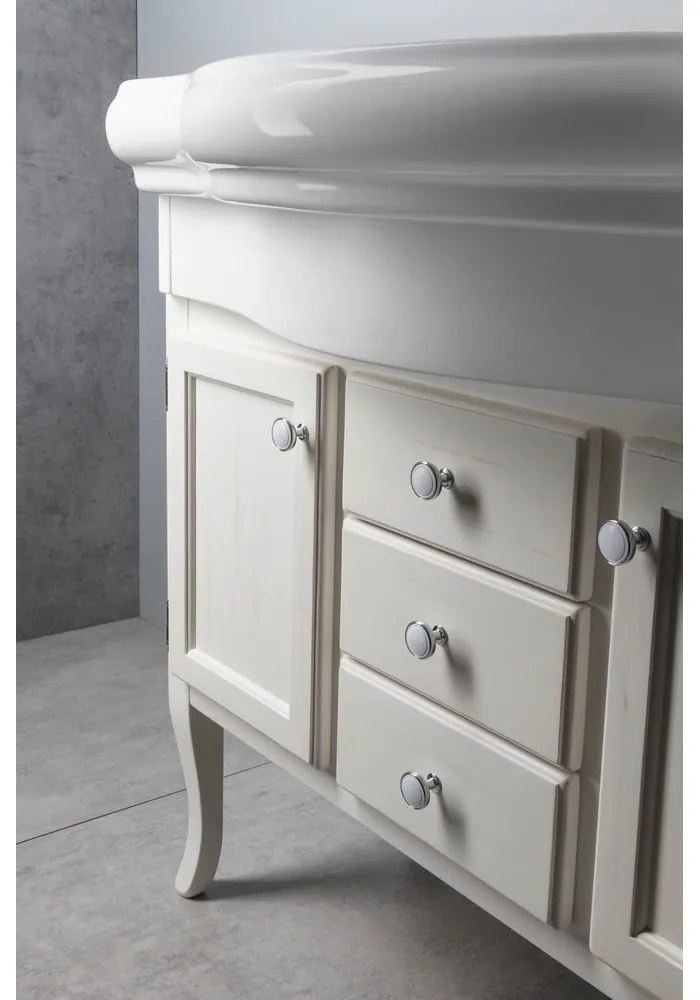 Lavabo bianco in ceramica 100x54,5 cm Retro – Sapho