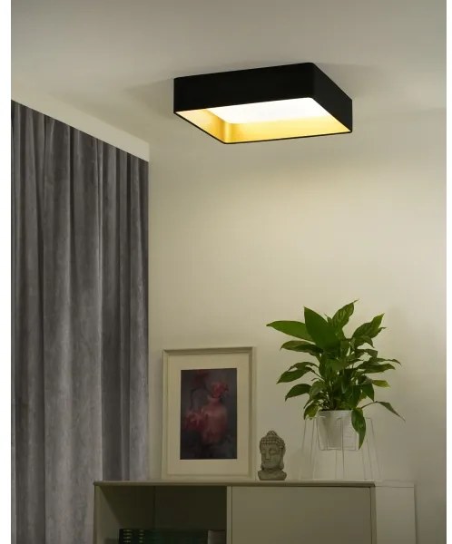 Brilagi-LED Lampada dimmerabile VELVET SQUARE LED/36W/230V Wi-Fi Tuya+telecomando nero