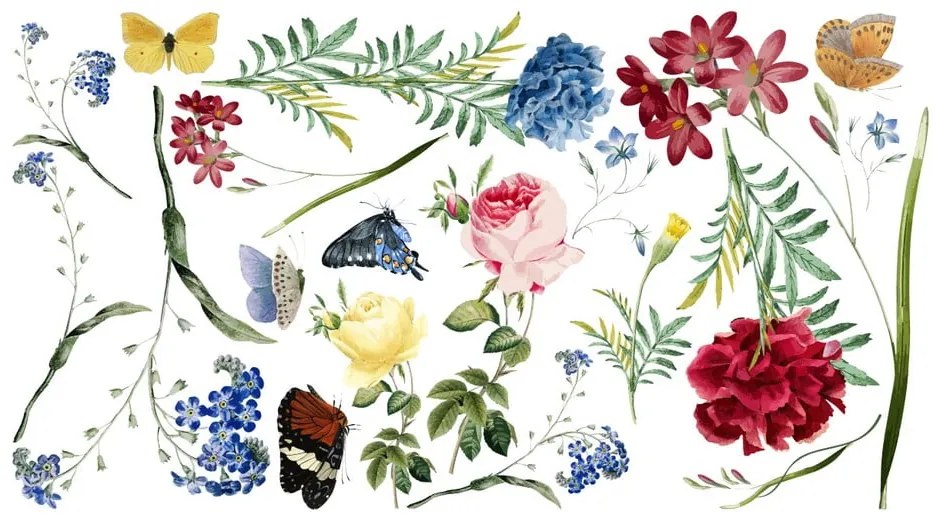 Set di adesivi murali Fiori in giardino - Ambiance