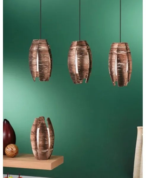 EGLO 91014 - Lampada da tavolo MONGU 1xE27/60W marrone