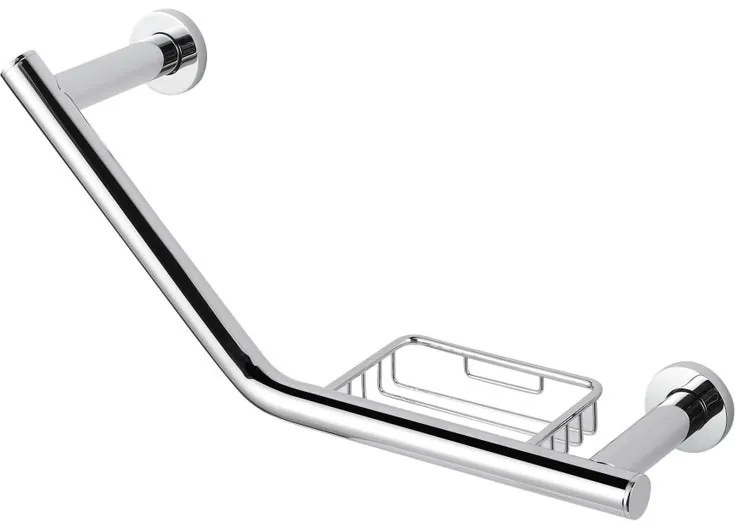 Maniglione di sicurezza 45° soul in inox L 42 x P 13 cm