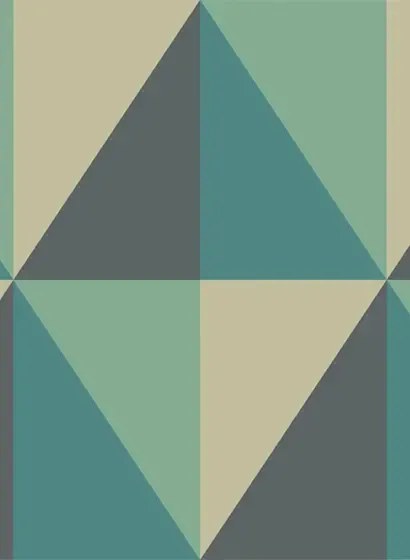 Cole & Son Carta da parati Apex Grand - Teal