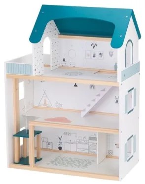 2Kids Toys - Casa delle bambole in legno Barbora