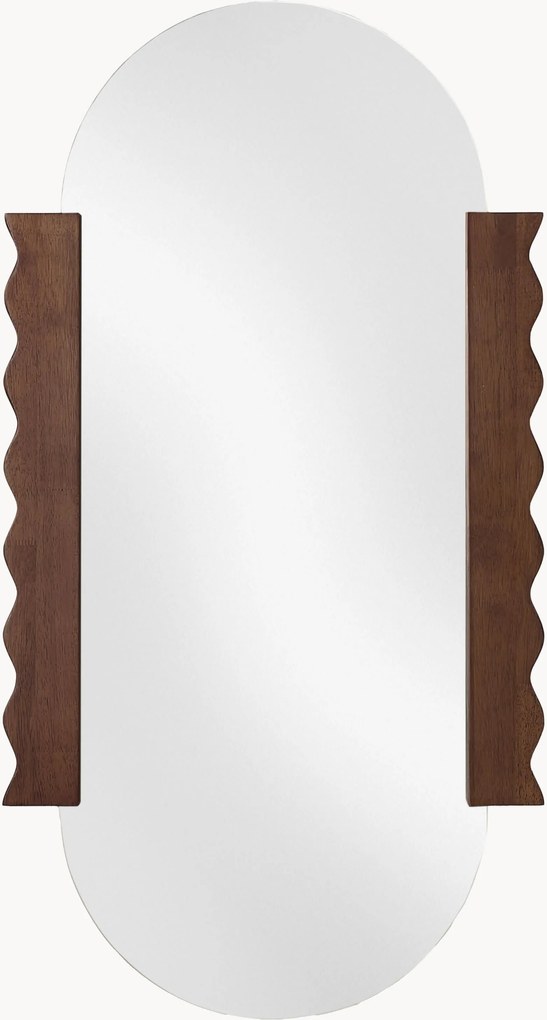 Specchio da parete in legno di albero della gomma Heju